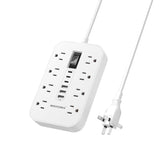 ROOTOMA US-to-JP plug adapter front view offering compact travel-ready power access