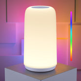 ROOTRO Touch Bedside Lamp with RGB cycle for mood lighting