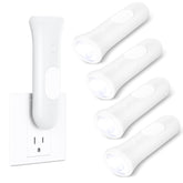 ROSSEX 4-in-1 emergency light in a wall outlet, ready during power outages.