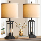 ROTTOGOON lamp base with USB ports for convenient bedside charging