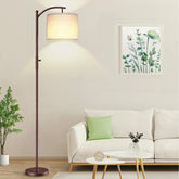 ROTTOGOON dimmable arc floor lamp with elegant arc design for living spaces