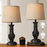ROTTOGOON dimmable table lamp front view for versatile living room lighting.