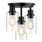 ROTTOGOON glass shade close-up shows clear glass and refined finish for warm illumination