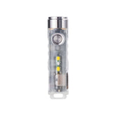 RovyVon Aurora A7-G4 glow blue shell improves night visibility during camping.