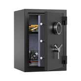RPNB Deluxe safe front view with quick biometric access for valuables
