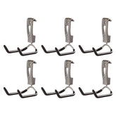 Rubbermaid FastTrack multi-hook rail attachment keeps tools organized and off the floor.