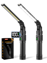 Ruboliy 2Pack magnetic work light with 360° rotation for hands-free workshop illumination
