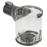 RUKHOOL V6 dust bin front view showing snug fit for Dyson V6