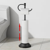RUMOSE toilet paper holder stand base provides stable support in busy bathrooms.