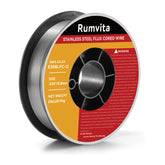 Rumvita E308LFC-O spool packaging showing vacuum-sealed storage for reliability.