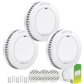 Runidur fire alarm showing its 10-year battery for reliable protection in the home