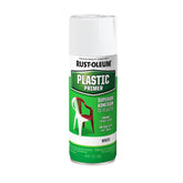 Rust-Oleum 209460 plastic primer spray can ready for fast adhesion.