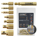 Ruthex 7x soldering tips set for thread inserts M2 to M8 enabling precise installations