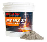 Rutland Dry Mix 211 bag ready for high-temp fireplace mortar repairs and flue tile bonding.