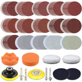 Rvetol 3-inch sanding disc set for precise headlight polishing and surface finishing