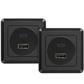 RVSPARK RV USB outlet aluminum body for rugged RV use