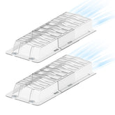 RXSIAT sideways magnetic vent extender under furniture directs airflow toward seating areas