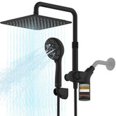 Ryamen dual shower heads assembly with filtered water for cleaner showers