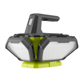 RYOBI ONE+ 360° light panels illuminate the entire workspace.