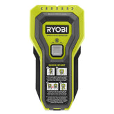 RYOBI whole stud detector with LED indicators for full width sensing