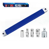 RZKNIP offset extension wrench in blue designed for tight spaces and quick fastening.