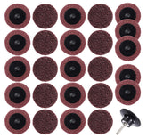 S SATC 25pcs sanding discs for 2 inch roll lock enable fast material removal