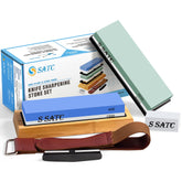 S SATC knife sharpening stone four-side grit for edge renewal