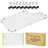 S-VERA sink rack fits Kohler K 6488/6489 Whitehaven sinks securely, protecting the surface.