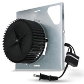S97015162 fan motor assembly closeup showing durable construction for reliable bathroom ventilation.