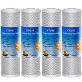 Sabethe 1 micron cartridge visual demonstrates sediment removal for clear water