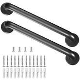 Sahans metal industrial stairs grab wall provides sturdy interior stair support.