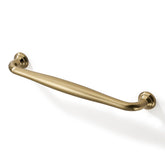 SAILING 5-inch cabinet handles in champagne bronze upgrade kitchen cabinetry.