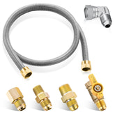 Saillong 48-inch flexible hose for easy routing in tight spaces.