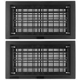 Saiyugty 8x16 foundation vent open state promotes crawl space airflow.