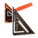 Saker carpenrer square tool folded design for easy storage.