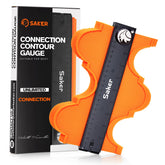 Saker contour gauge extended duplication demonstrates precise shape copying for complex surfaces