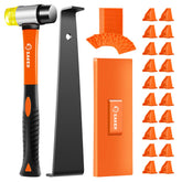 Saker 63-piece laminate toolkit for precise floor installation and tight joints.