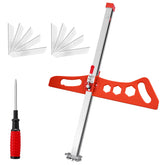 SakerPlus foldable drywall cutter closed for compact storage.