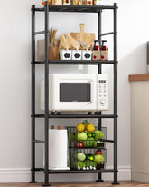 Sakugi heavy-duty shelving with reinforced metal tubes supports bulky items safely.