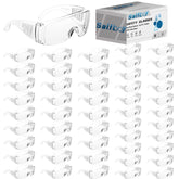 Salfboy over-eyeglasses safety goggles, front view for clear protection
