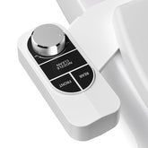 SAMODRA bidet with dual nozzles for front and rear wash, refreshingly clean.
