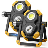 Samyoung 2-pack 2500lm work light front view for versatile on-site lighting