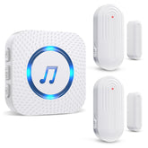 SanJie door chime receiver plugged into outlet for instant alerts
