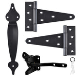 SANKINS self-latching gate latch for secure outdoor access
