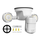 SANSI motion sensor outdoor lights deliver bright 2000lm illumination for entryways.