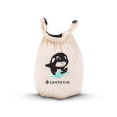 Santevia bath filter demonstrates chlorine removal for a cleaner bath.