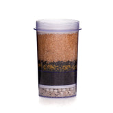Santevia gravity water system filter showing mineral-rich, clean-tasting water.