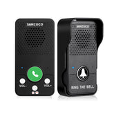 SANZUCO doorbell outdoor transmitter at front door for easy access