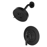 Saree T2902BL front view showcases modern matte black finish for updated bathroom style