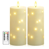 Sasigeiaa outdoor waterproof candles with remote for safe outdoor ambiance